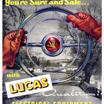 Advert 1959 for Lucas electrical equipment ‘You’re sure and safe’
