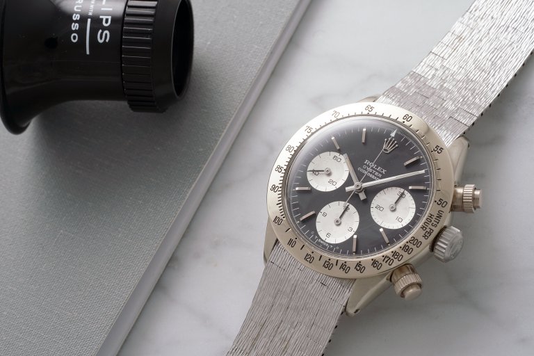 Only white-gold Rolex Daytona going to auction