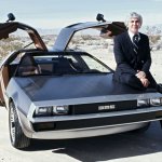 John DeLorean with his automotive prodigy