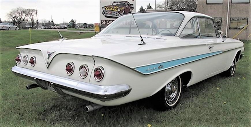 The '61 Impala is a handsomely styled hardtop