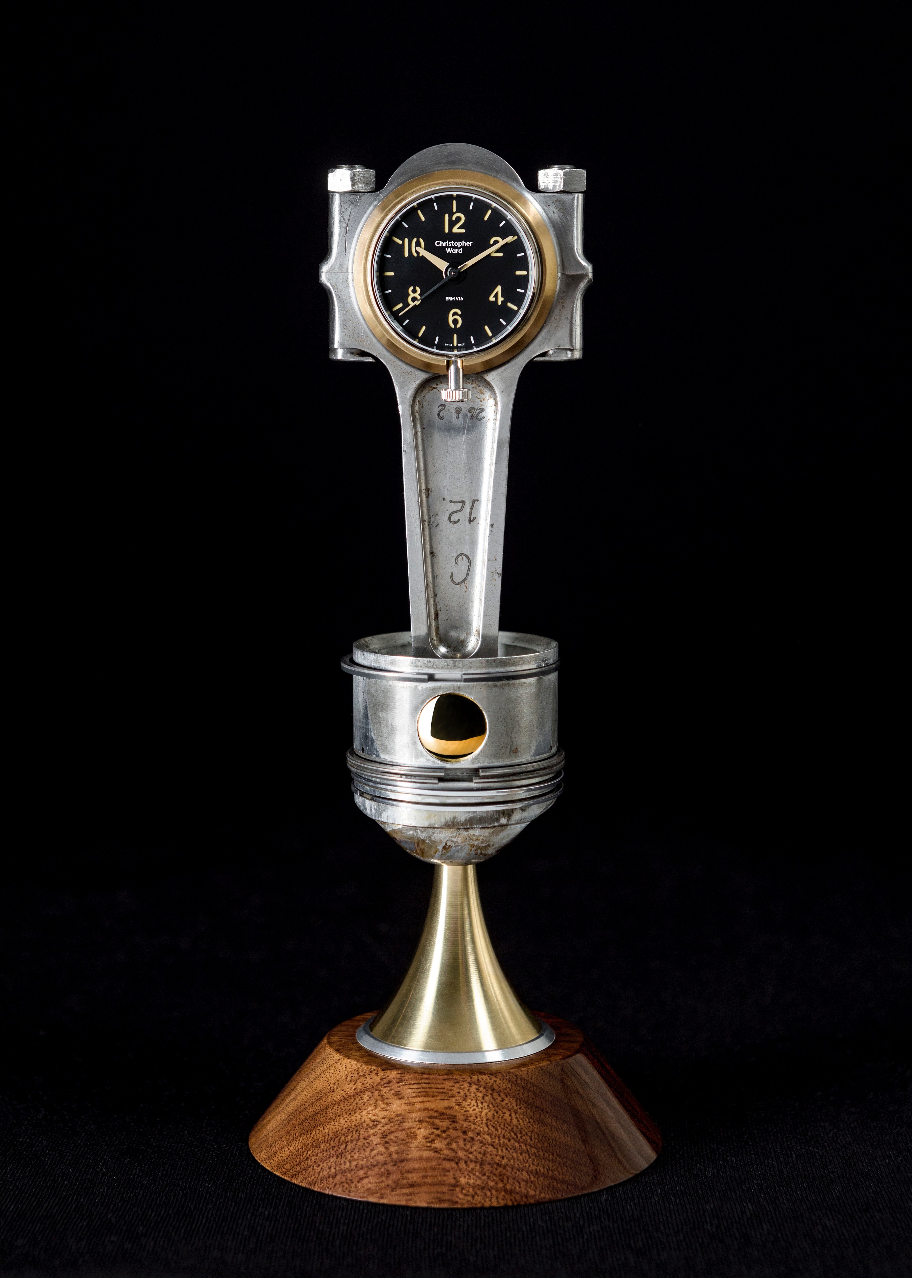 Clock, Time machine: 1950 BRM pistons made into clocks, ClassicCars.com Journal