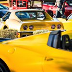 Yellow cars celebrate mom in scottsdale
