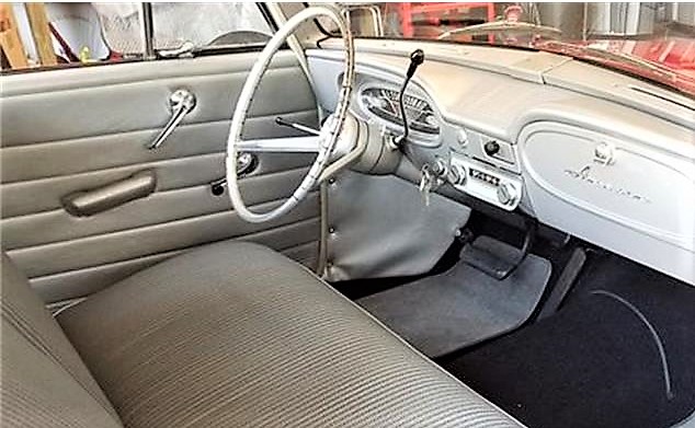 The interior of the Rambler is in good original condition 