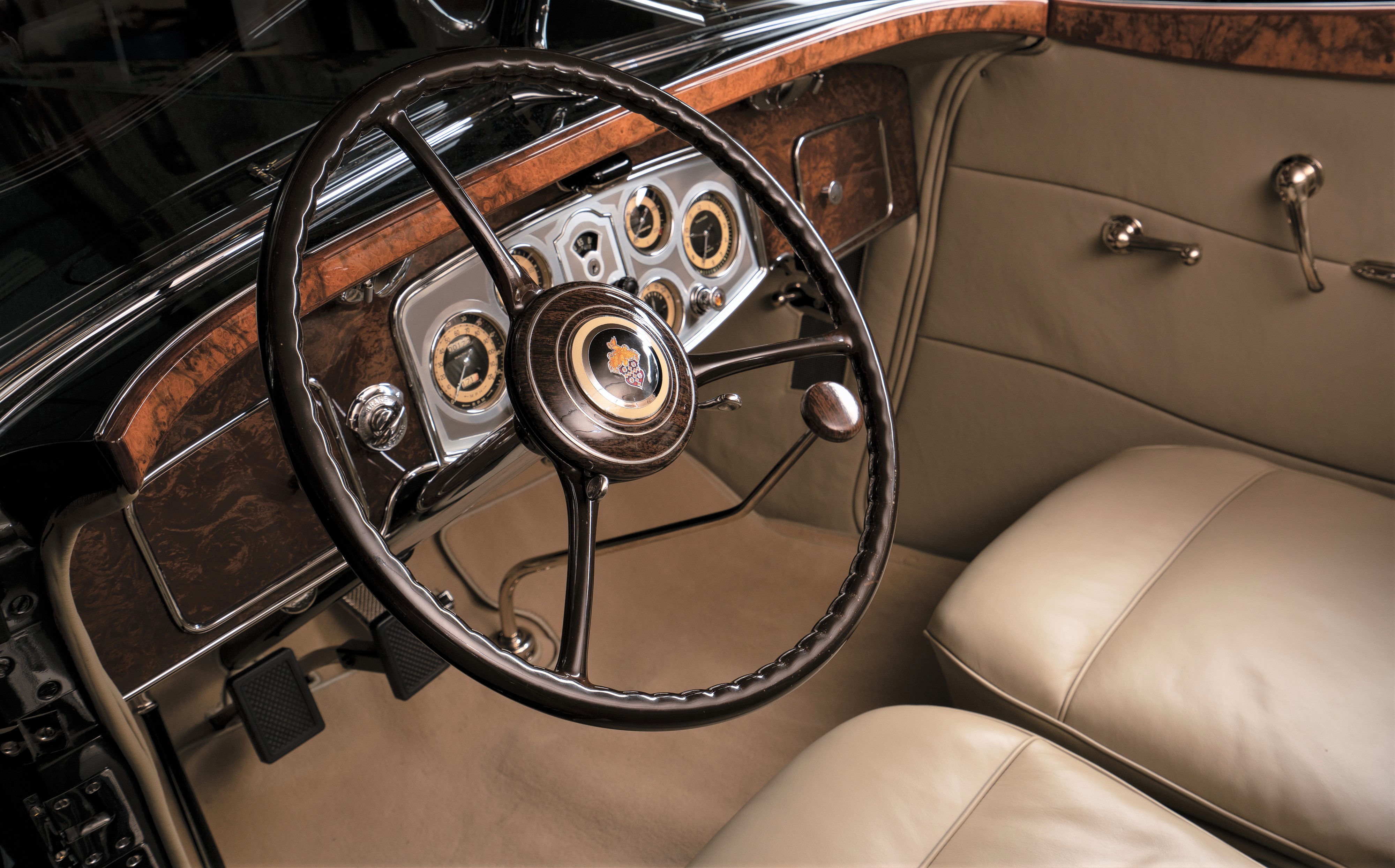The Packard's luxury interior is beautifully appointed 