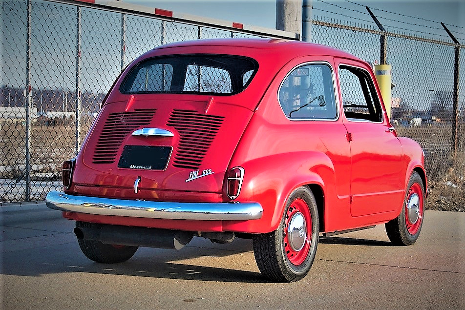 The Fiat 600 has been infused with unexpected performance | Barrett-Jackson photos