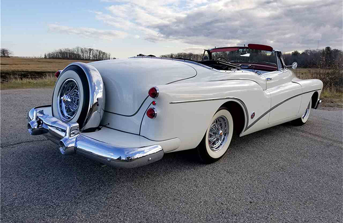 This 1953 Buick Skylark convertible will be up for auction at Barrett-Jackson's Northeast auction in Uncasville, Connecticut June 20-23. | Barrett-Jackson photo