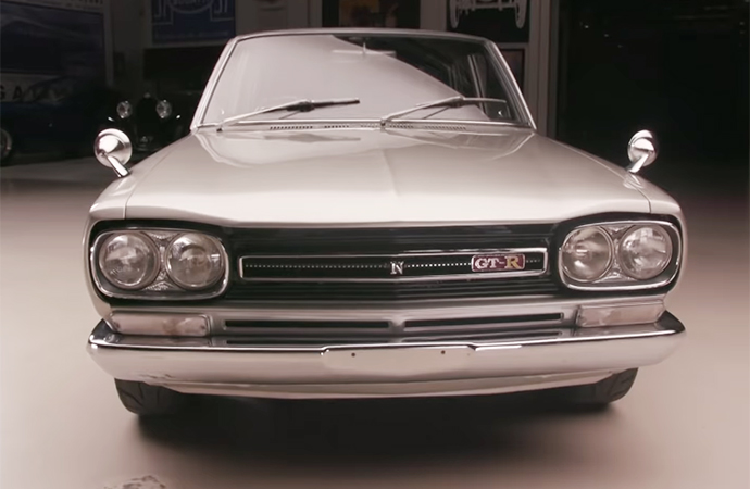 Jay Leno learned all about the Nissan Skyline GT-R on this week's episode of Jay Leno's Garage. | Screenshot