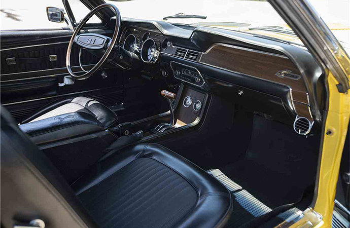 This 1968 Shelby GT500 convertible will be up for sale at Barrett-Jackson's Northeast auction June 20-23 in Uncasville, Connecticut. | Barrett-Jackson photo