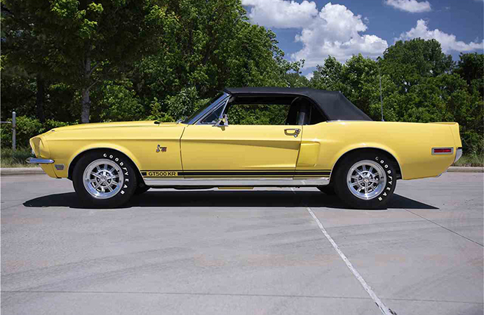 This 1968 Shelby GT500 convertible will be up for sale at Barrett-Jackson's Northeast auction June 20-23 in Uncasville, Connecticut. | Barrett-Jackson photo