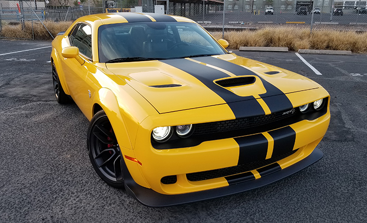 The electric car revolution is coming, but cars like the 2018 Dodge Challenger SRT Hellcat Widebody prove muscle still has a place in drivers' hearts. | Carter Nacke photo