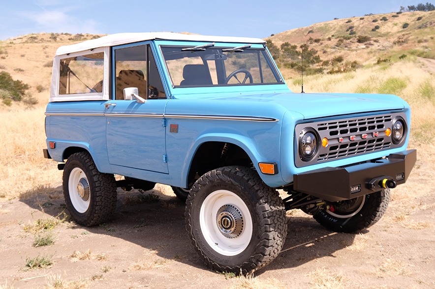 Icon is putting the classic Ford Bronco back into production, but with some modifications. | Icon photo