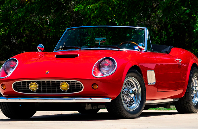 This "Ferrari" -- actually a Modena GT Spyder California -- will be on the Mecum auction block during Monterey Car Week. | Mecum photo
