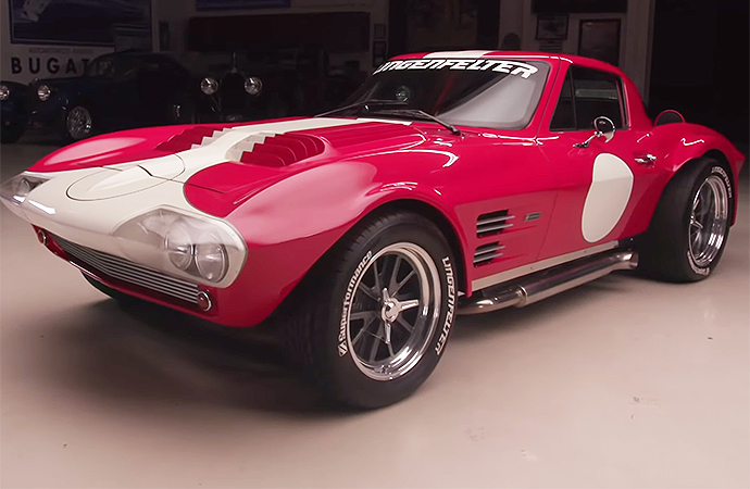 Superformance is recreating the 1963 Corvette Grand Sport and brought two of them by Jay Leno's famed garage. | Screenshot