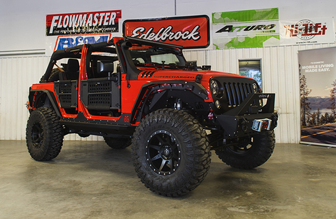 Students designed and built this Jeep in partnership with SEMA and other sponsors. | SEMA photo