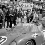 1964 Le Mans Ferrari 275 P team drivers Jean Guichet and Nino Vaccarella