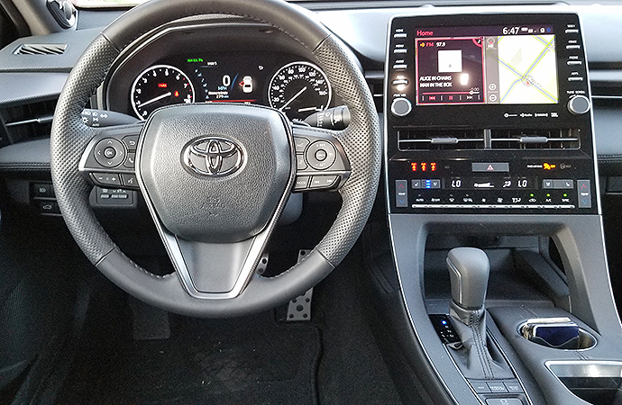 The interior of the 2019 Toyota Avalon is pleasing and has touches of luxury. | Carter Nacke photo