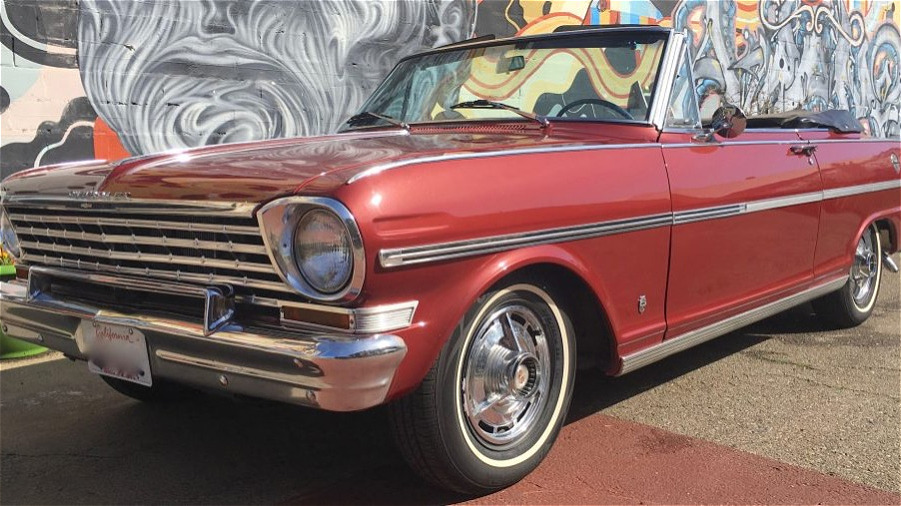 Armstrong's Chevy Nova SS convertible looks like the perfect car to take a lazy ride in. | Russo and Steele photo