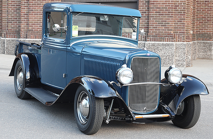 Jerry Dixey is leading this year's Street Rodder Tour in a rebuilt 1932 Ford pickup. | United Pacific Industries photo