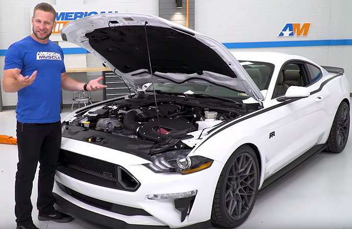 Watch AmericanMuscle.com's Hot Lap review of the 2018 Ford Mustang RTR Spec 3. | Screenshot