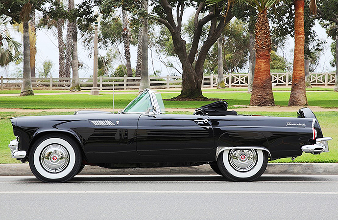 This 1956 Ford Thunderbird convertible was owned by Hollywood icon Marilyn Monroe. It's going up for auction in November. | Julien's Auctions photo