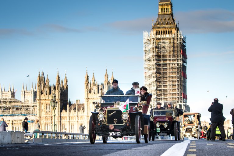 Time travel: London to Brighton rally celebrates end of 4 mph speed limit