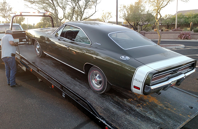 Thanks to social media, this 1969 Dodge Charger 500 is back with its owners. | Michael Laiserin photo