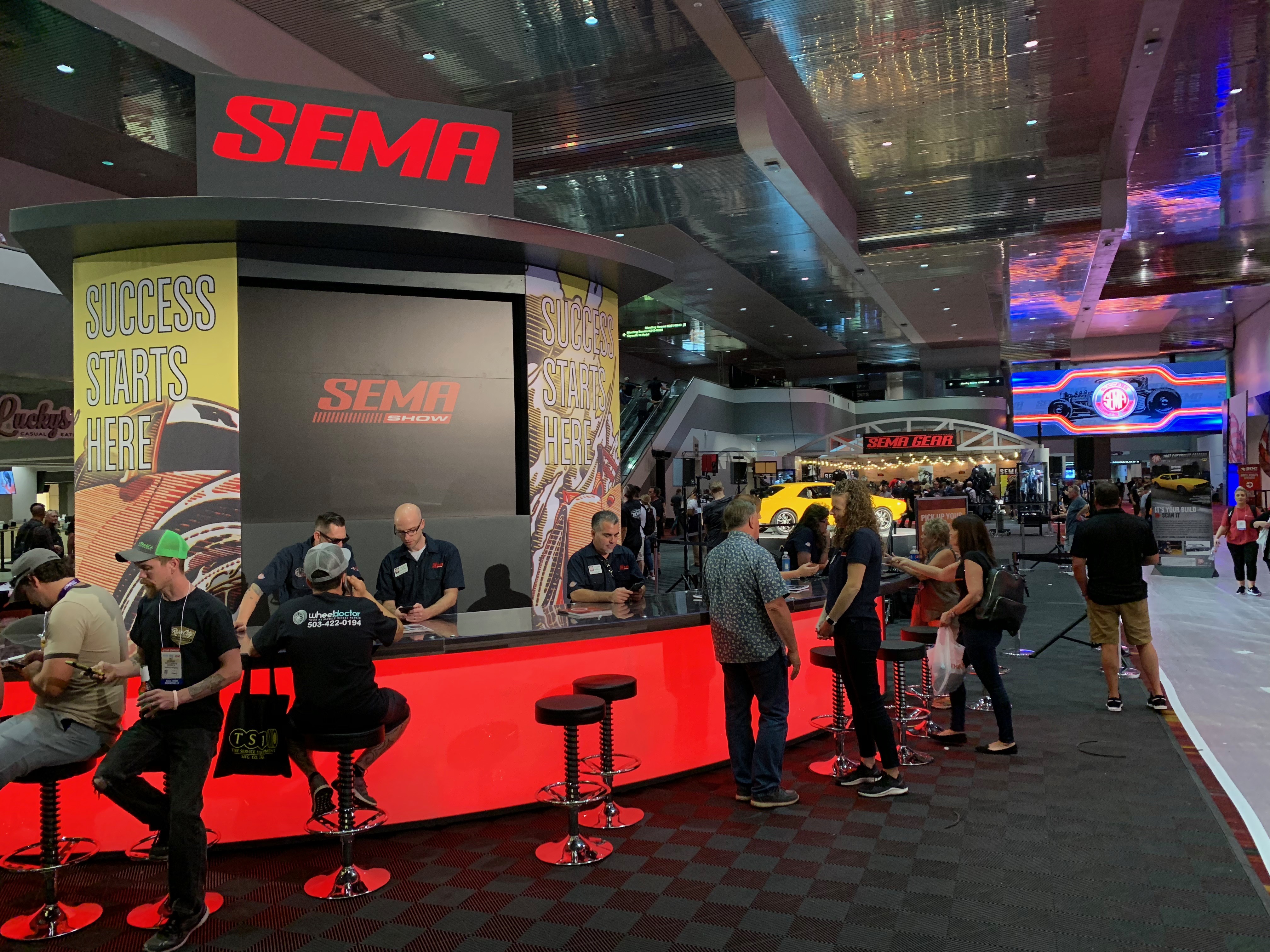 Welcome to SEMA Central. It's only this empty at the very beginning and very end of the show and I traipsed through here more times than I can count. | Carter Nacke photo