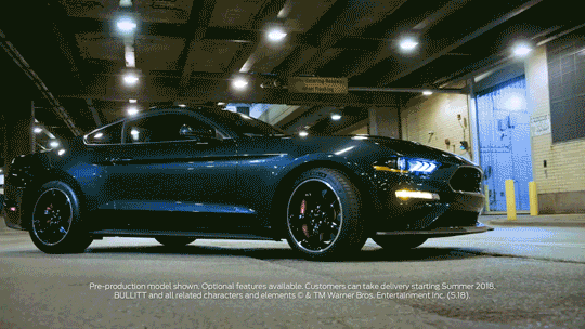 Check out the Bullitt in all its glory one last time. | Ford Motor Company gif