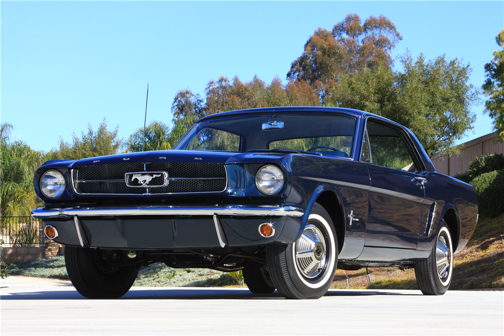 This 1965 Ford Mustang -- the first pre-production hardtop -- will be offered by Barrett-Jackson in Scottsdale in January. | Barrett-Jackson photos