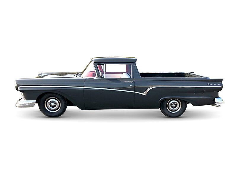 A 1957 Ford Ranchero from the NB Center for American Automotive Heritage will participate in The Drive Home IV.