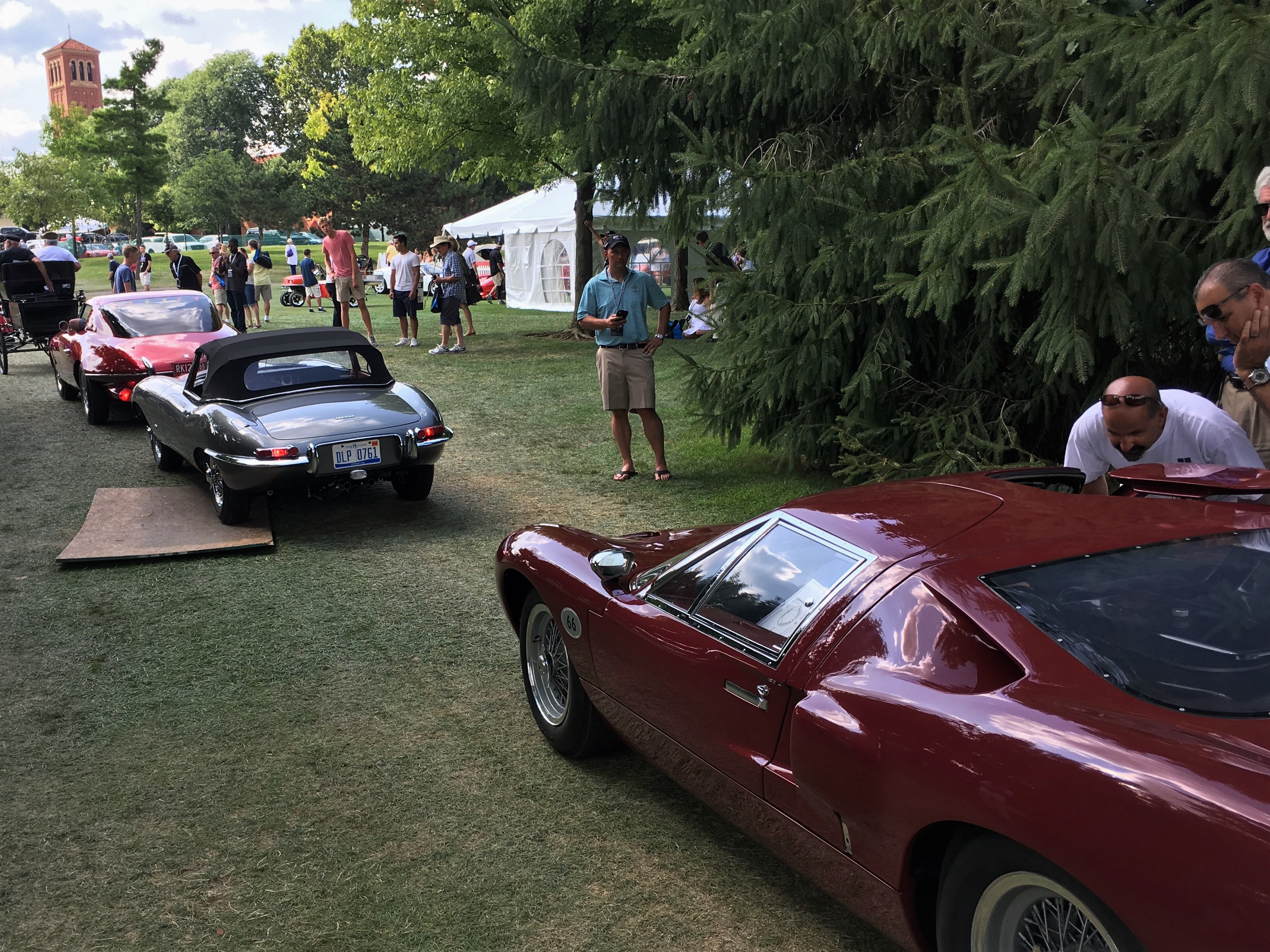 The exit of the Concours of America is littered with some outstanding vehicles.