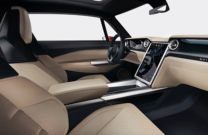 The interior of the R67 is all future, no classic.