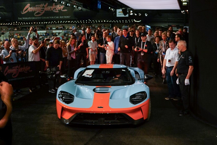 Ford GT, Big bucks: 2019 Ford GT Heritage Edition VIN 001 sells for $2.5 million, ClassicCars.com Journal