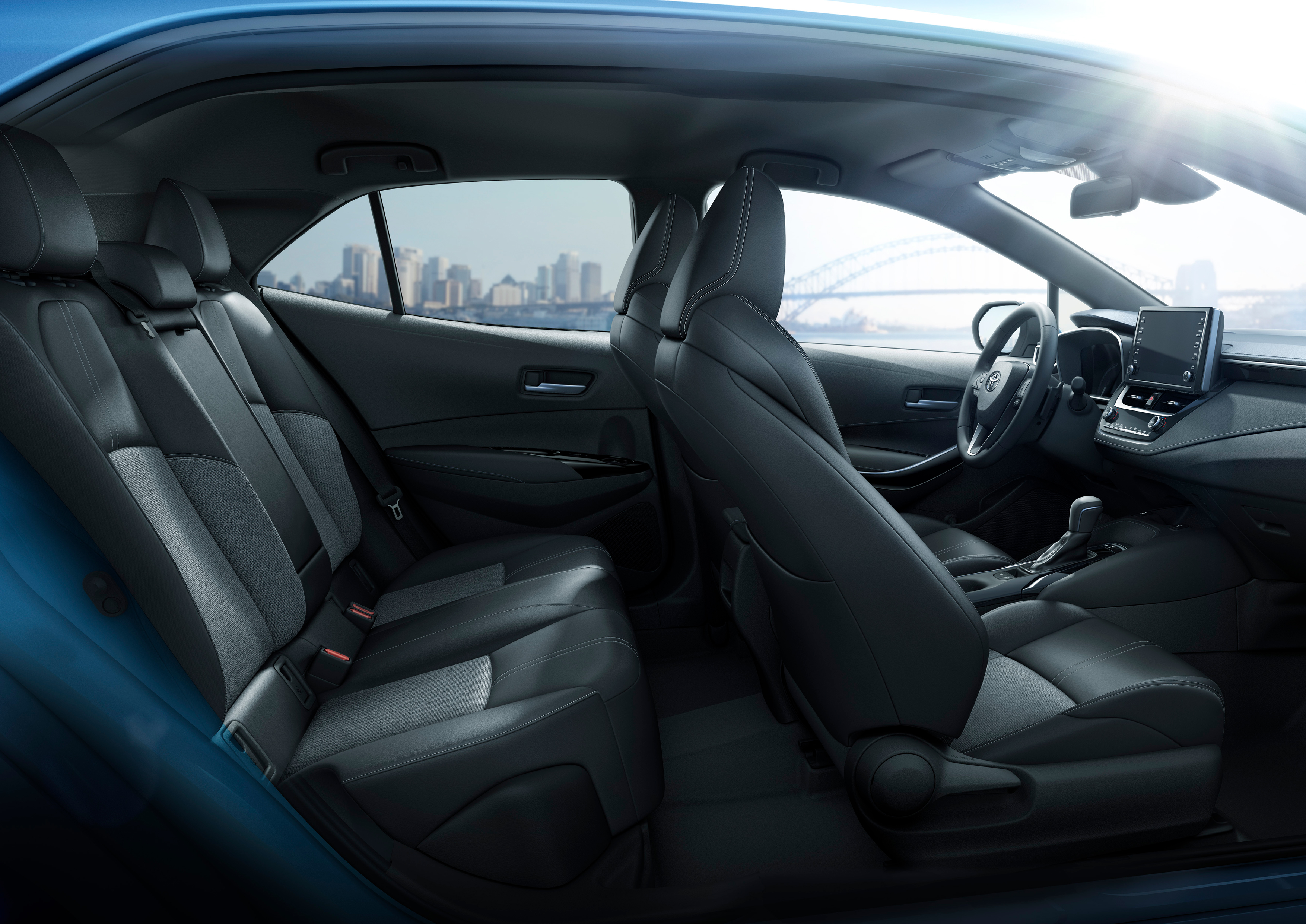 The 2019 Corolla punches above its price tag when it comes to the interior. | Toyota photo