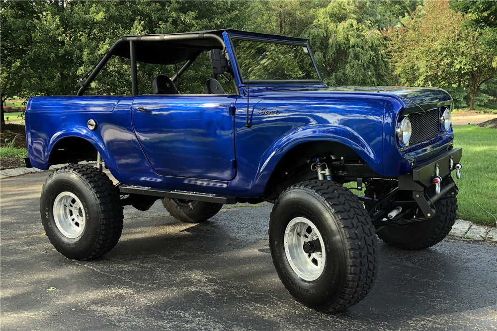 Barrett-Jackson sold this Scout for $19,250 at its 2019 Scottsdale auction. | Barrett-Jackson photo