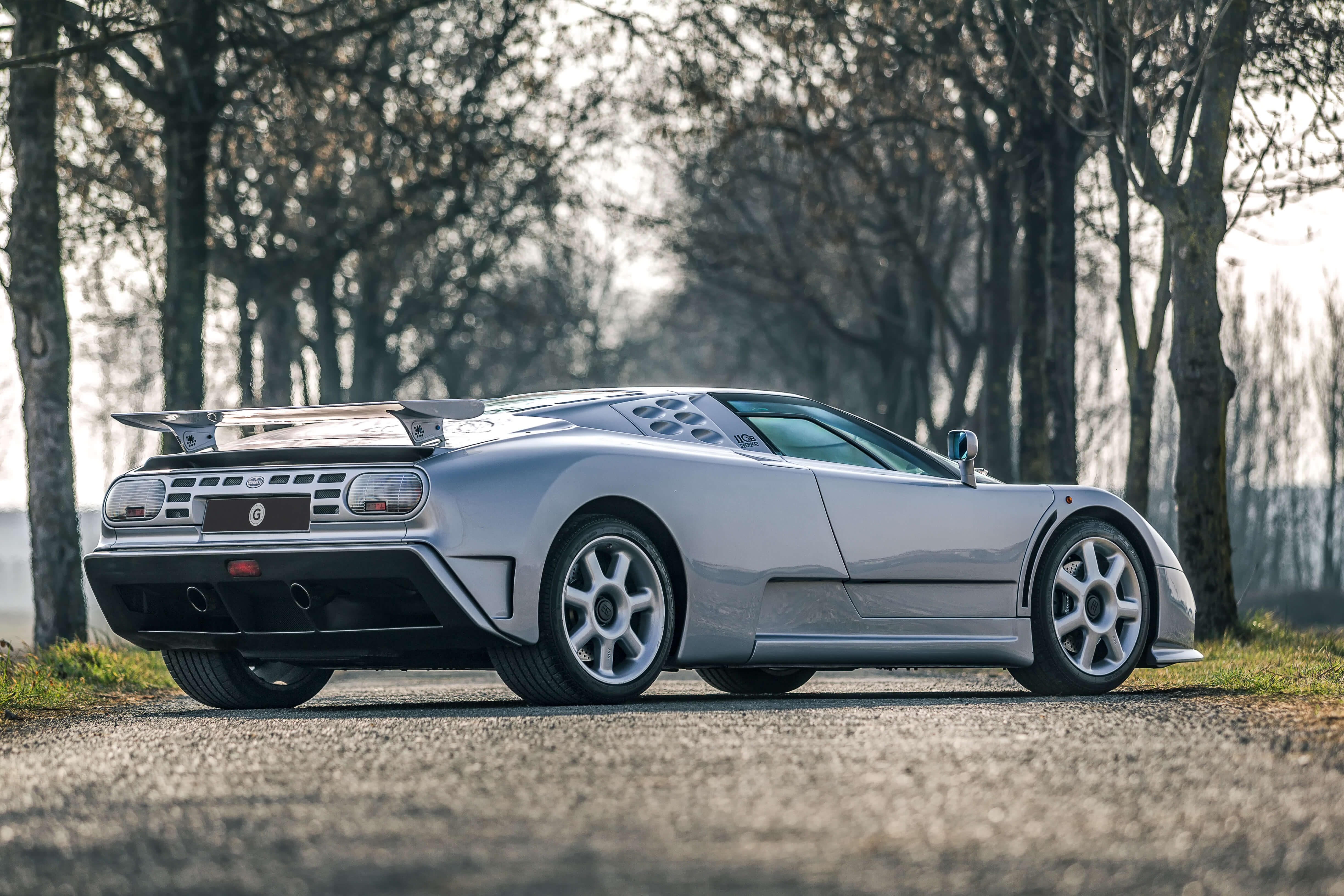 What could be the final Bugatti EB110 SS ever built is up for sale. | Girardo photos