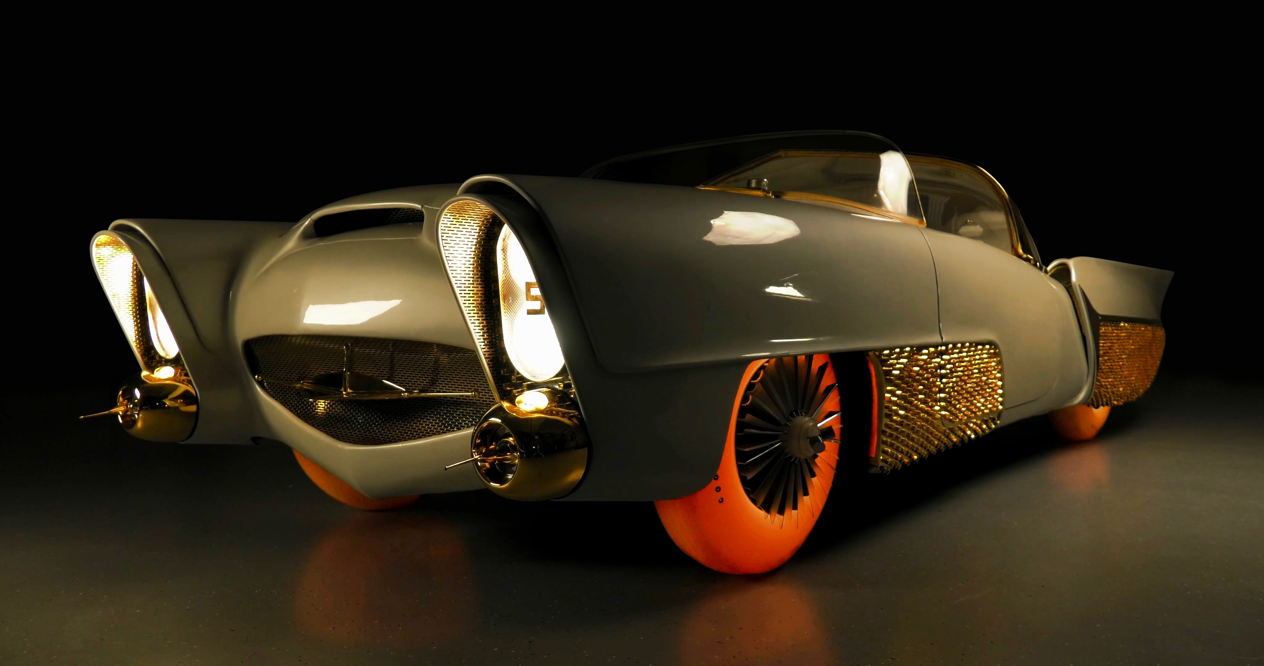 Golden Sahara II, Glowing Goodyear tires unveiled beneath restored Golden Sahara II custom, ClassicCars.com Journal