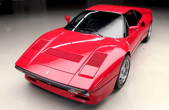 Famed collector David Lee brought this 1985 Ferrari 288 GTO to Jay Leno's Garage. | Screenshot