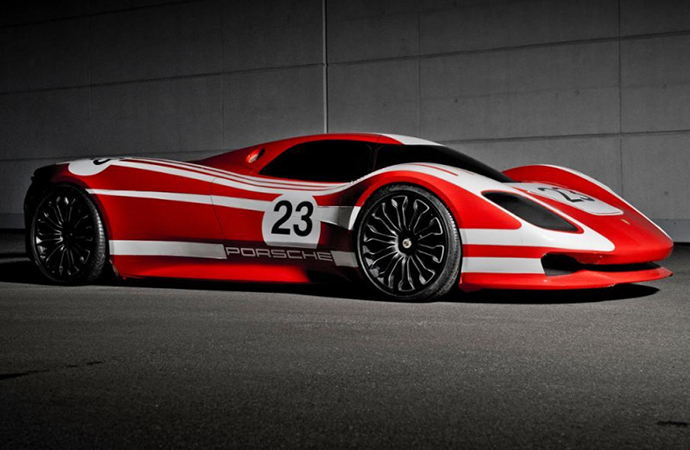 The world will finally get to see the work that went into the Porsche 917 tribute concept in May. | Porsche photo