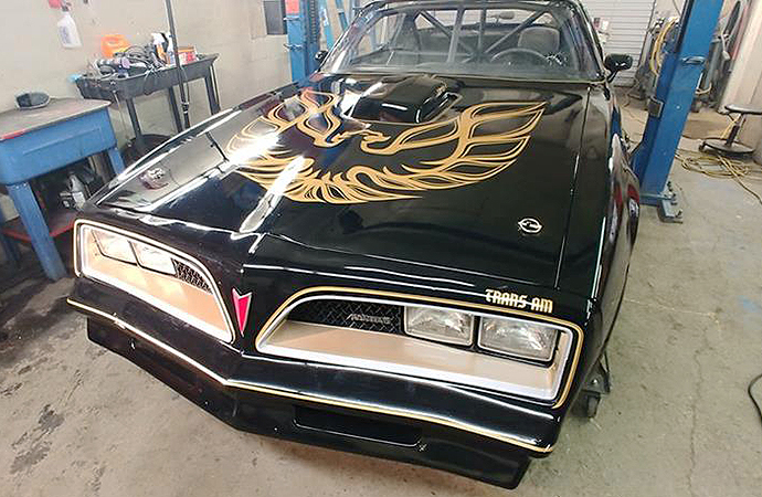 The Northeast Ohio Dukes Smokey and the Bandit replica jump car is shown. After being grounded by Detroit officials concerned about Confederate flag imagery at Autorama, the car will be jumped at the upcoming Carlisle Chevrolet Nationals. | Facebook photo
