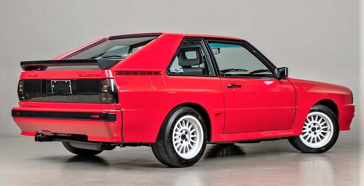 Rally star 1986 Audi Sport Quattro short-wheelbase coupe