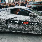 Mary Barra and Tadge Juechter Camouflaged Next Gen Corvette