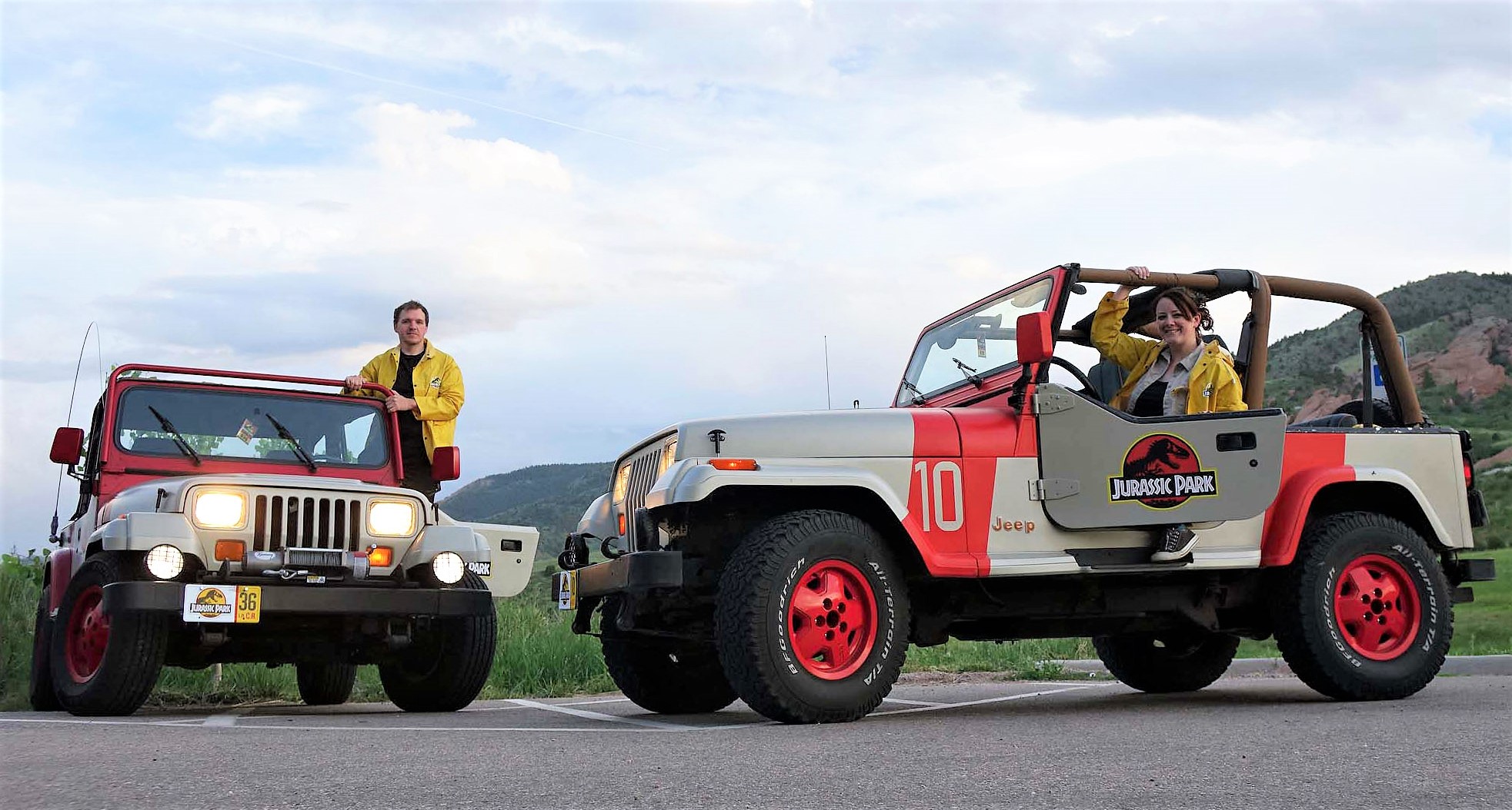 Jurassic Park' Jeep Wrangler re-creations on dinosaur trail |   Journal