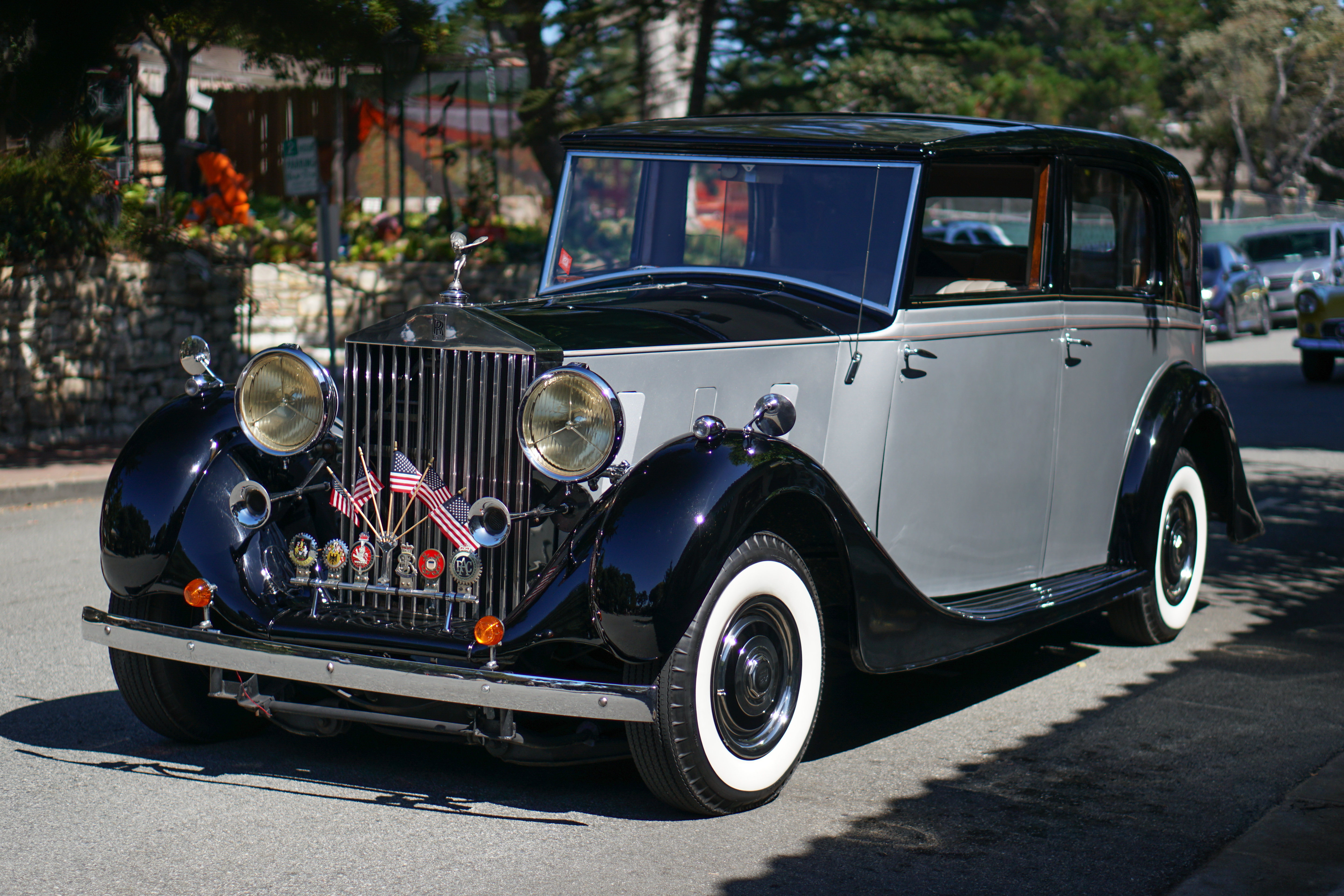 Classic Rolls-Royce on display at Prancing Ponies event | Rebecca Nguyen photos
