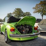 The e-Beetle is providing an additional trunk, where the classic