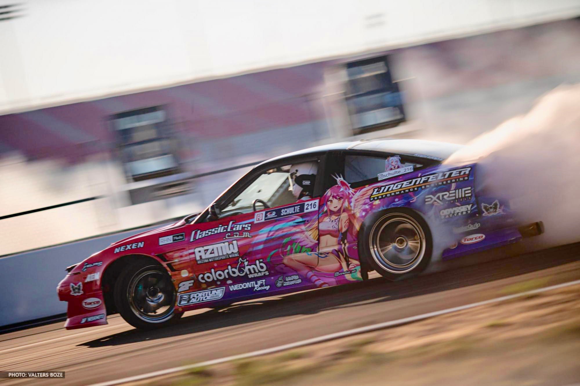 Sponsored driver Andrew Schulte | Photo by Valters Boze