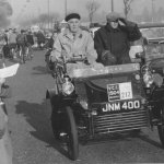 Vauxhalls Percy Kidner in 6HP during London to Brighton circa 1950