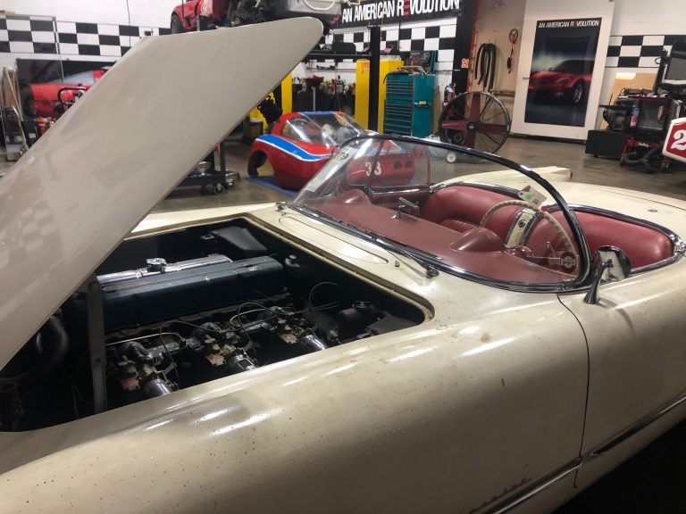 Entombed Corvette, Cemented in history: Entombed 1954 Corvette joins museum’s collection, ClassicCars.com Journal