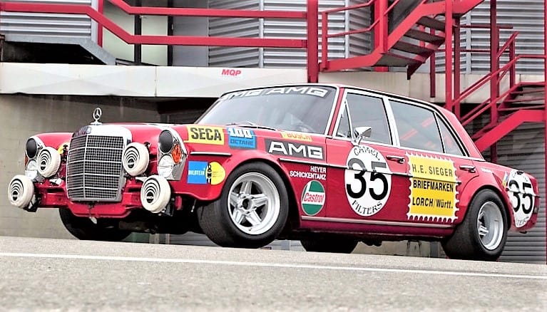 Mercedes Benz AMG got its start with the ‘Red Pig’ race car